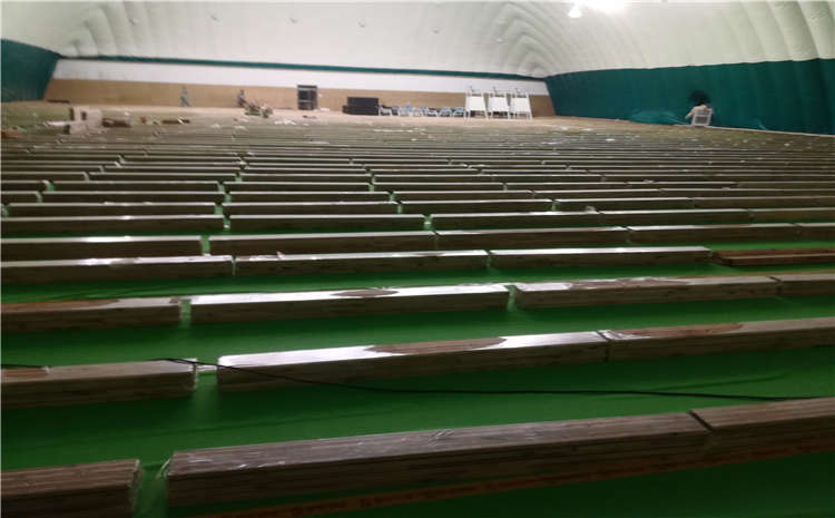 俄勒岡松舞臺木地板主輔龍骨結構