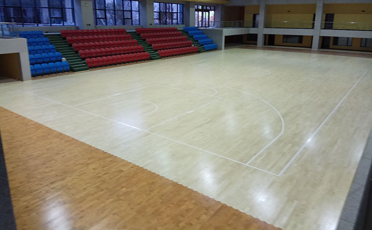 松木舞臺運動木地板結構