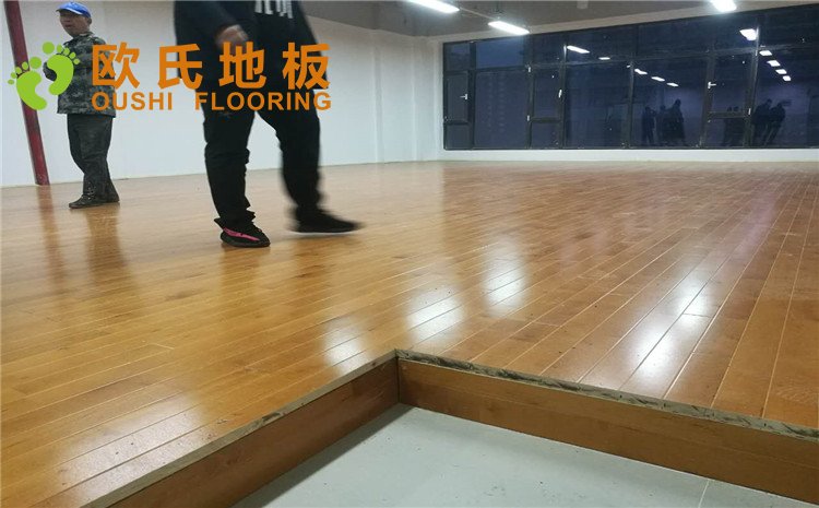 北京順義地理信息科技園舞蹈房木地板圖片