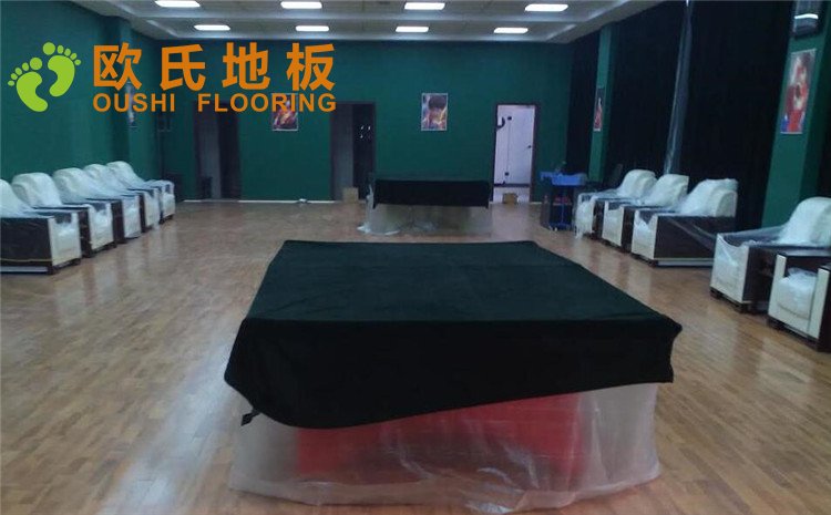 內蒙古公安廳乒乓球室木地板圖片