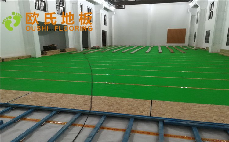 江西南昌赤練排球館木地板項目