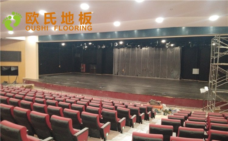河北唐山師范學院舞臺木地板