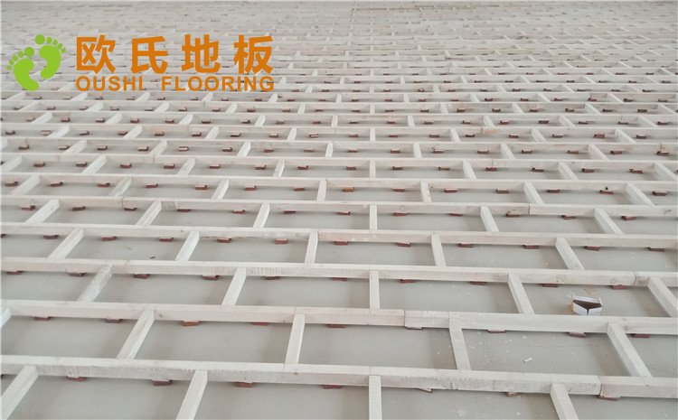 北京房山婁子水小學籃球館木地板案例