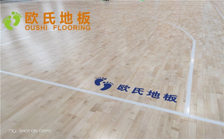 西寧市世紀職業技術學校籃球訓練館木地板圖片