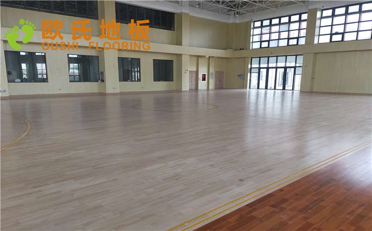 江蘇連云港消防隊籃球館木地板