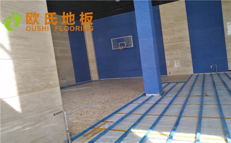 內蒙古赤峰市**稅務總局職工活動中心木地板項目—歐氏實木運動地板