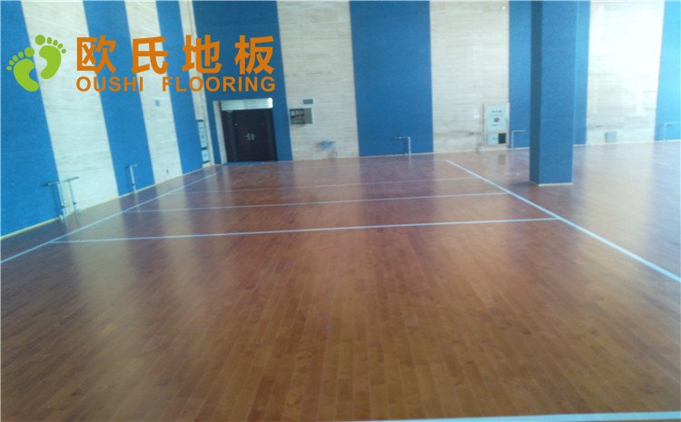 內蒙古赤峰市**稅務總局職工活動中心木地板項目—歐氏實木運動地板